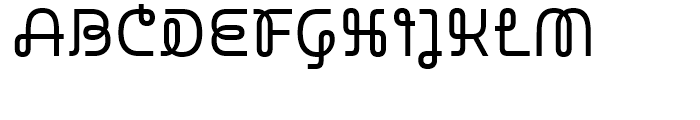 FF Polymorph South Regular Font UPPERCASE