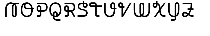 FF Polymorph South Regular Font UPPERCASE