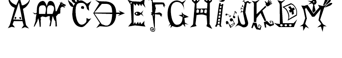 FF Priska Serif Little Creatures Regular Font UPPERCASE