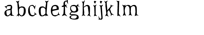 FF Priska Serif Regular Font LOWERCASE