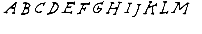 FF Providence Regular Italic Font UPPERCASE