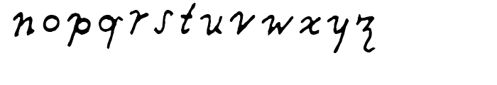 FF Providence Regular Italic Font LOWERCASE