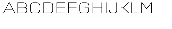 FF QType Condensed Extra Light Font UPPERCASE