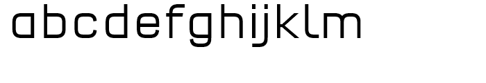 FF QType Condensed Light Font LOWERCASE