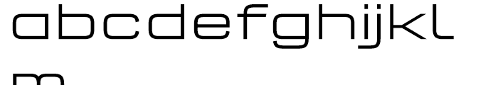 FF QType Extended Light Font LOWERCASE