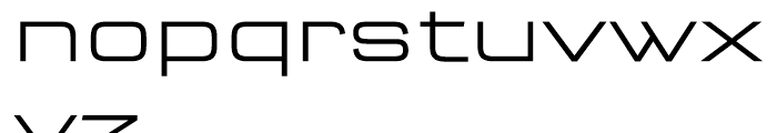 FF QType Extended Light Font LOWERCASE