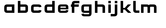 FF QType Semi Extended Bold Font LOWERCASE