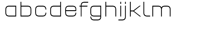 FF QType Square Extra Light Font LOWERCASE