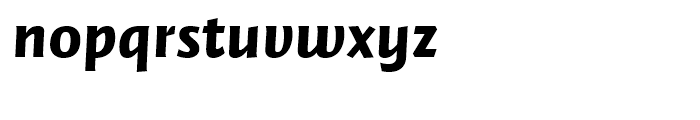 FF Quadraat Sans Black Italic Font LOWERCASE
