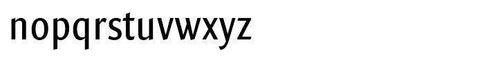 FF Quadraat Sans Condensed Regular Font LOWERCASE