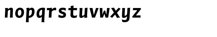 FF Quadraat Sans Mono Bold Italic Font LOWERCASE