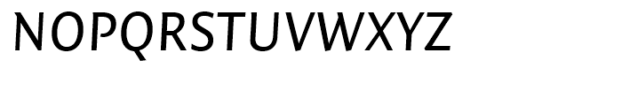 FF Quadraat Sans Regular Italic Font UPPERCASE