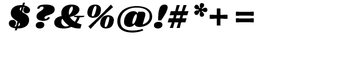 FF Quixo Black Italic Font OTHER CHARS