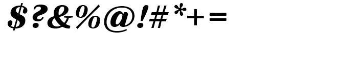 FF Quixo Bold Italic Font OTHER CHARS