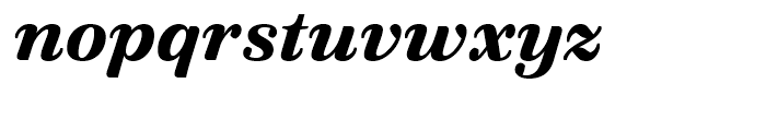 FF Quixo Bold Italic Font LOWERCASE