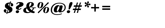 FF Quixo Extra Bold Italic Font OTHER CHARS