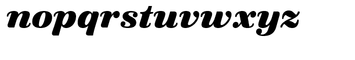 FF Quixo Extra Bold Italic Font LOWERCASE