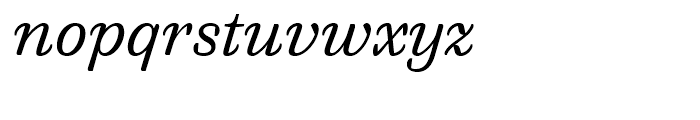FF Quixo Light Italic Font LOWERCASE