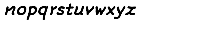 FF Rattlescript Bold Oblique Font LOWERCASE