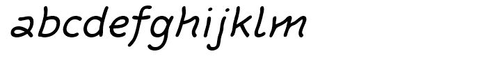 FF Rattlescript Regular Oblique Font LOWERCASE