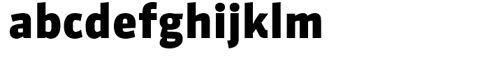 FF Sanuk Black Font LOWERCASE