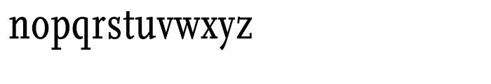 FF Scala Condensed Regular Font LOWERCASE