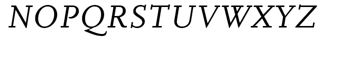 FF Scala Regular Italic Font UPPERCASE