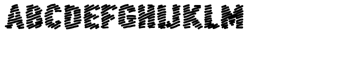 FF Scribble Scrawl Bold Font UPPERCASE