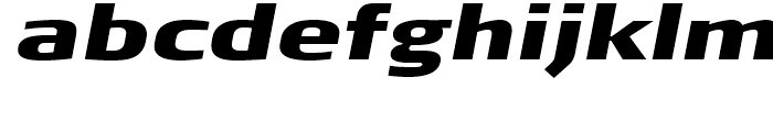 FF Signa Extended Black Italic Font LOWERCASE