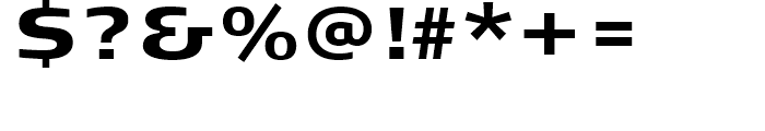 FF Signa Extended Bold Font OTHER CHARS
