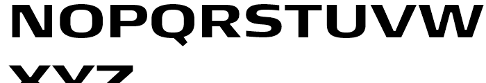 FF Signa Extended Bold Font UPPERCASE