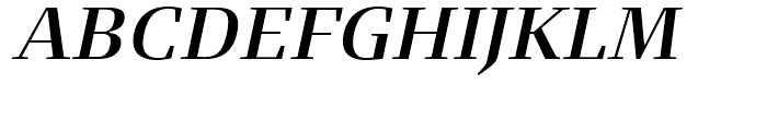 FF Signa Serif Semi Bold Italic Font UPPERCASE