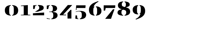 FF Signa Serif Stencil Black Font OTHER CHARS