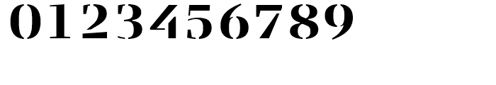 FF Signa Serif Stencil Bold Font OTHER CHARS