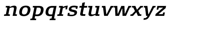 FF Signa Slab Demi Bold Italic Font LOWERCASE