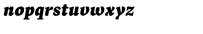 FF Spinoza Black Italic Font LOWERCASE