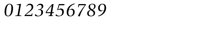 FF Spinoza Regular Italic Font OTHER CHARS