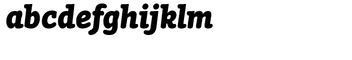 FF Suhmo Black Italic Font LOWERCASE