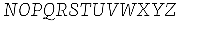 FF Suhmo Light Italic Font UPPERCASE