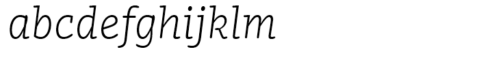 FF Suhmo Light Italic Font LOWERCASE