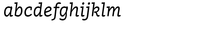 FF Suhmo Regular Italic Font LOWERCASE