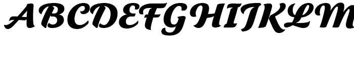 FF Tartine Script Black Font UPPERCASE