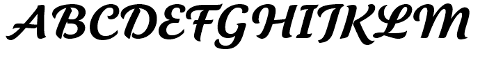 FF Tartine Script Bold Font UPPERCASE