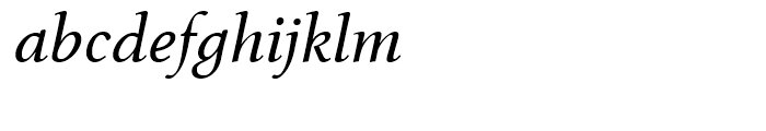 FF Tibere Regular Italic Font LOWERCASE