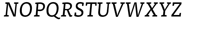 FF Tisa Regular Italic Font UPPERCASE