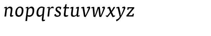 FF Tisa Regular Italic Font LOWERCASE