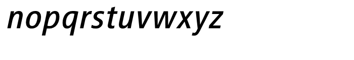 FF Transit Front Negativ Regular Italic Font LOWERCASE