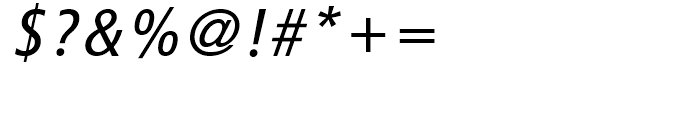 FF Transit Regular Italic Font OTHER CHARS