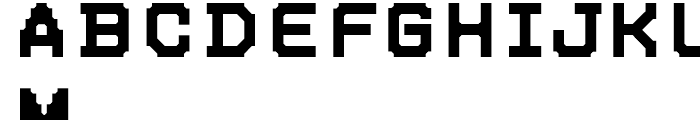 FF Tronic Bold Font UPPERCASE