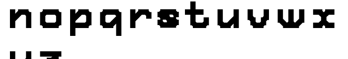 FF Tronic Bold Font LOWERCASE